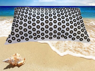  |  | D4 Iplikator d’acupression à la tourmaline – Tapis hygiénique gonflable sur film transparent