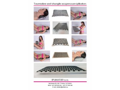  |  | D1 Tapis d'Acupression avec Tourmaline Iplikator D1 en Tissu de Lin pour le Soulagement Naturel de la Douleur