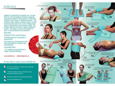  |  | E1 – Coussin d’acupression Iplikator en coton