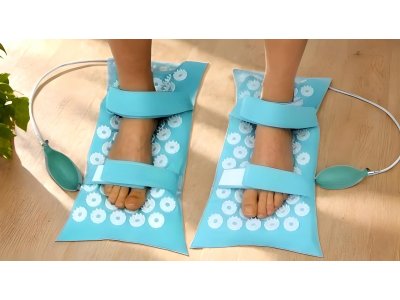  |  | E5 – Akupressur-Iplikator für die Füße, aufblasbar mit Stoffbezug