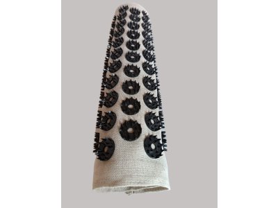  |  | D1 Tapis d'Acupression avec Tourmaline Iplikator D1 en Tissu de Lin pour le Soulagement Naturel de la Douleur