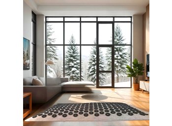 D4   Turmalínová nafukovacia akupresúrna podložka – iplikátor na ľanovom plátne