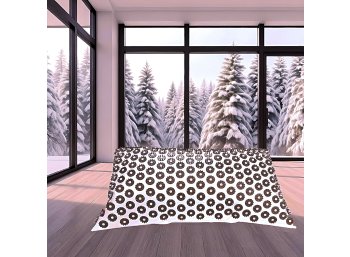 D4 Turmalínový akupresúrny iplikátor – hygienická nafukovacia podložka na priehľadnej fólii