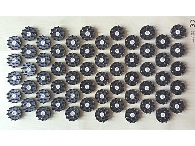  |  | A3 Kleine Shungit-Akupressurmatte – Hygienischer Iplikator auf transparenter Folie